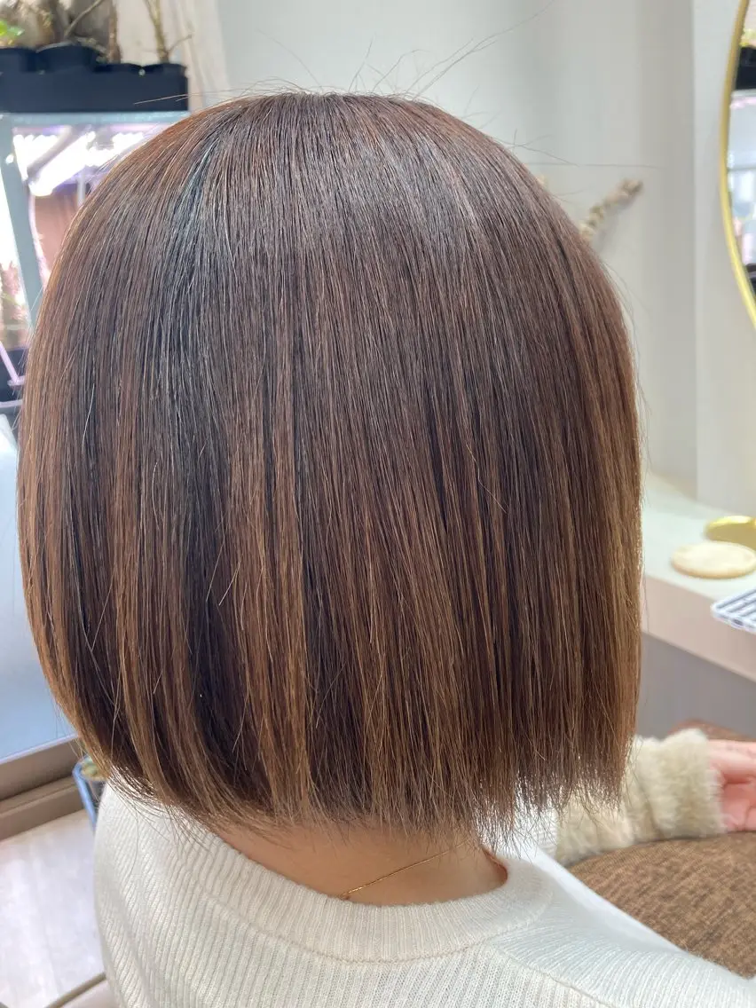 ショート 前下がりボブ ボブ カット 池田 太一のヘアスタイル