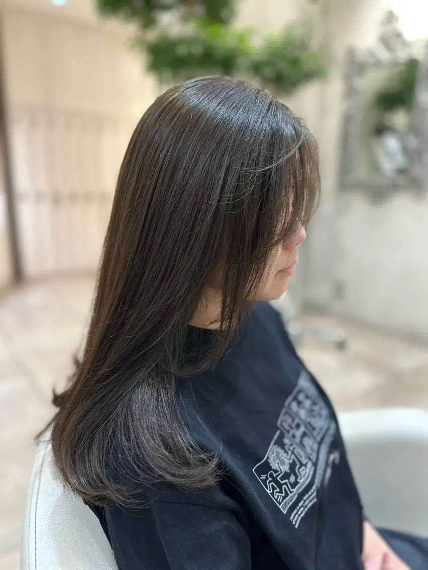 ミディアム ヘアカラー トリートメント ZACC ayakaのヘアスタイル
