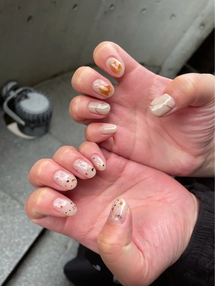 ネイル ハンドネイル 長谷川 奈緒美のネイルデザイン