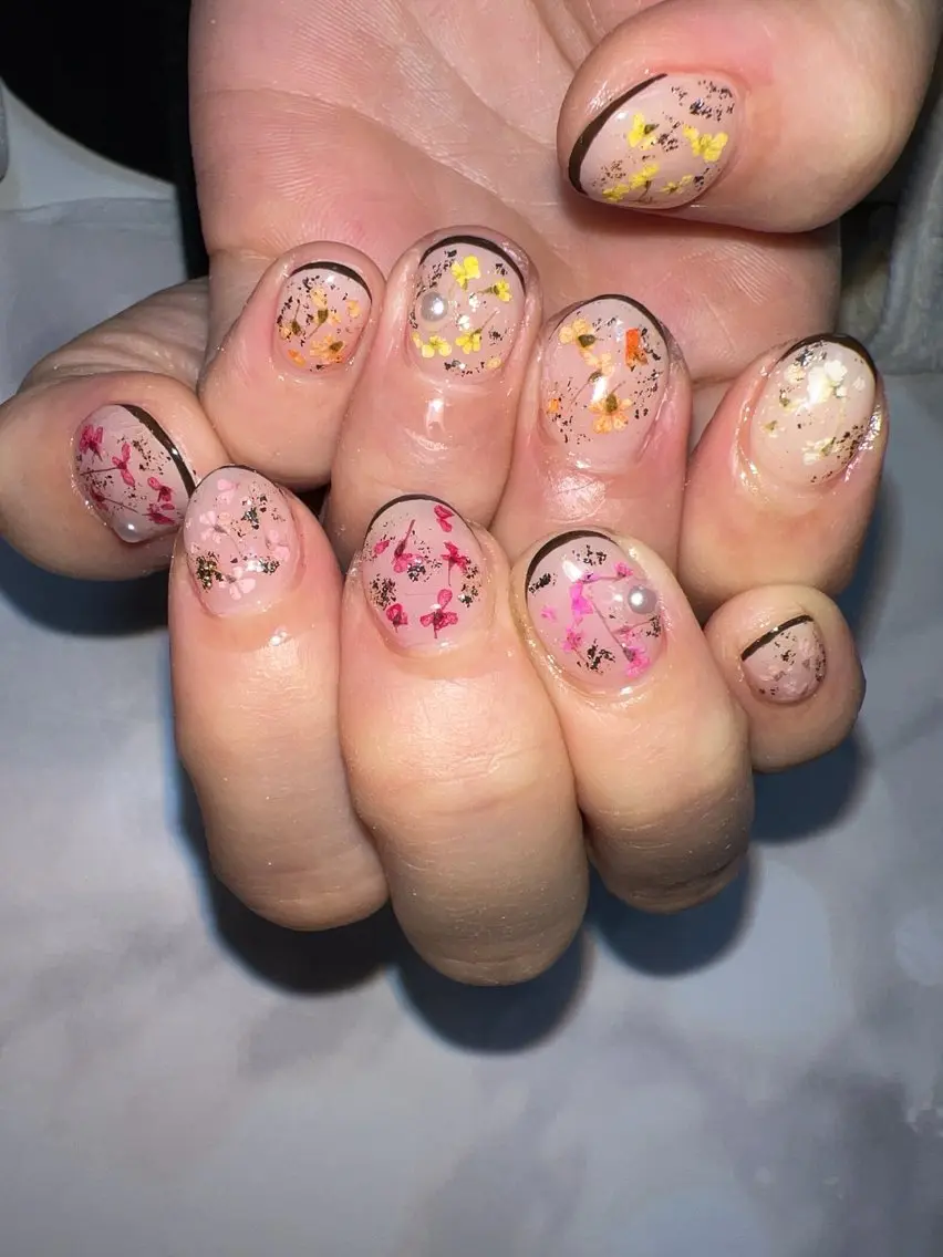 ネイル フラワーネイル coco nailのネイルデザイン