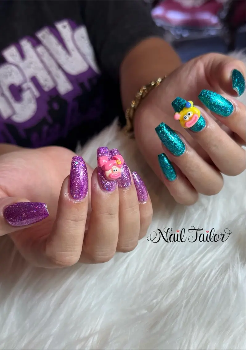 ネイル ラメ(グリッター) ハンドネイル NailTailor ネイルテイラーのネイルデザイン
