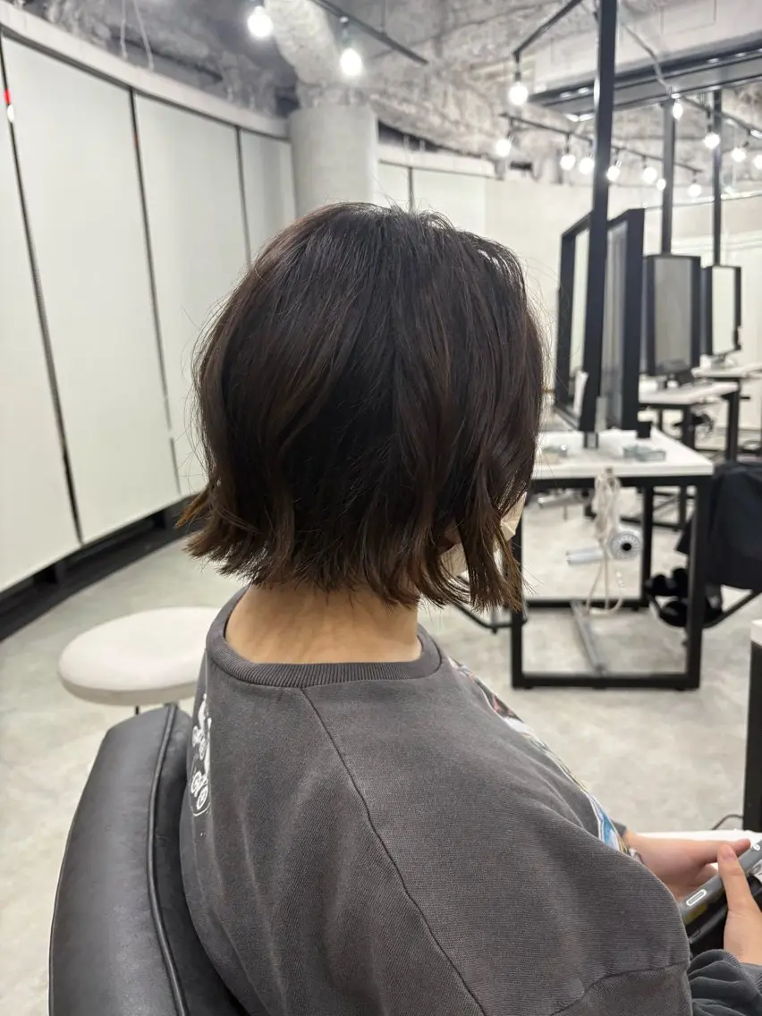 ショート ボブ カット ヘアカラー ボブ/艶カラー 梅田🦋さかそ。のヘアスタイル
