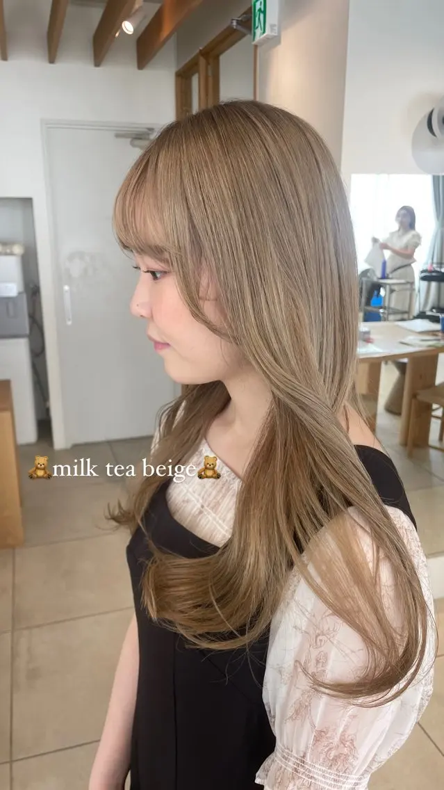 カラー ヘアカラー ないとう ゆうかのヘアスタイル