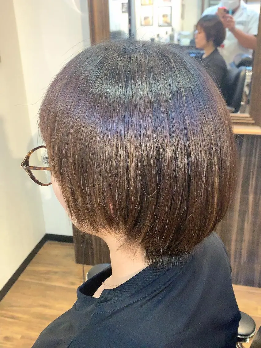カット+縮毛矯正+トリートメント ※お値段はお写真くらいの方の長さです。髪の毛の長さによりお値段変更ありますの写真