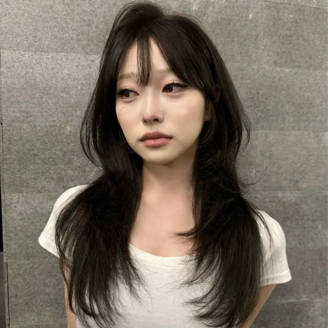 ロング カラー トリートメント ヘアカラー トリートメント 韓国ヘア🎀/ 艶カラー️🩵ココネのヘアスタイル