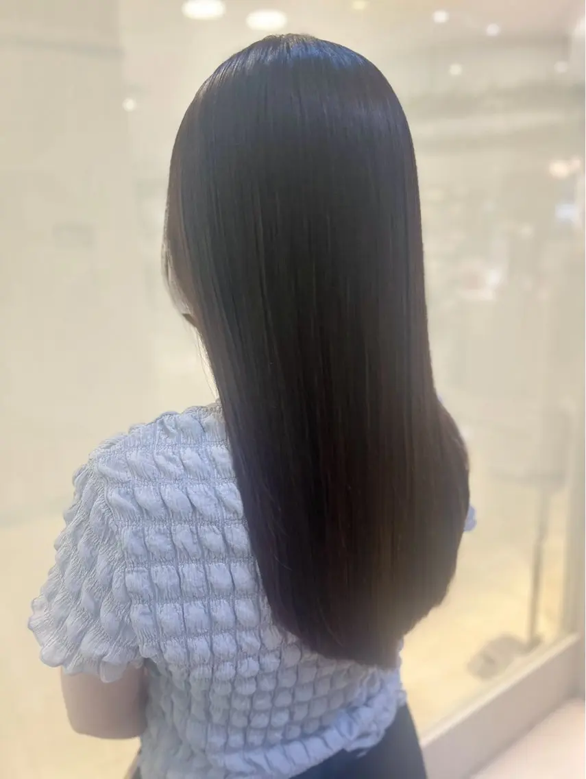 ロング カラー 縮毛矯正/髪質改善/ 艶髪ササキナツミのヘアスタイル