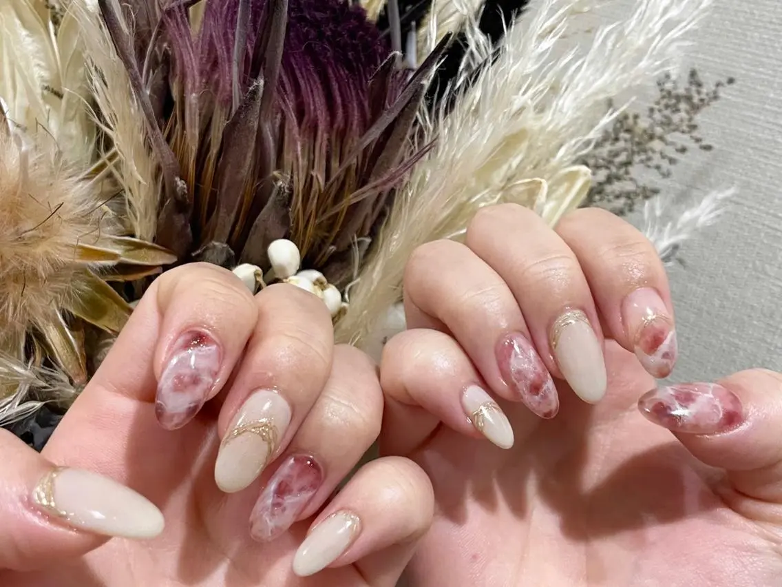 ネイル ジェルネイル グラデーション 持ち込み ニュアンスネイル オフィスネイル Lety maoのネイルデザイン