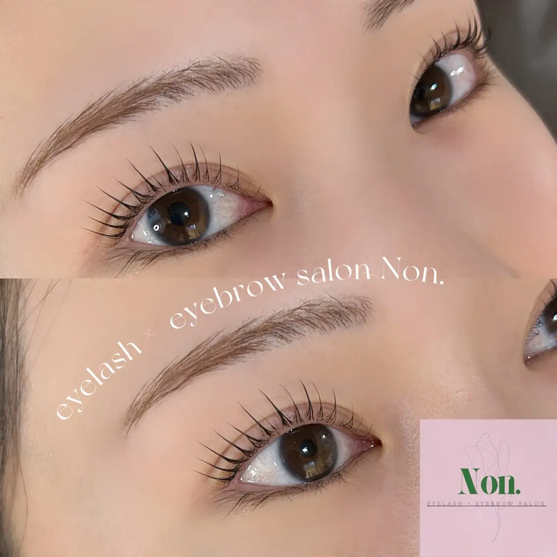 マツエク・マツパ パリジェンヌラッシュリフト 一重×まつ毛パーマ Non. NANASEのマツエク・マツパデザイン