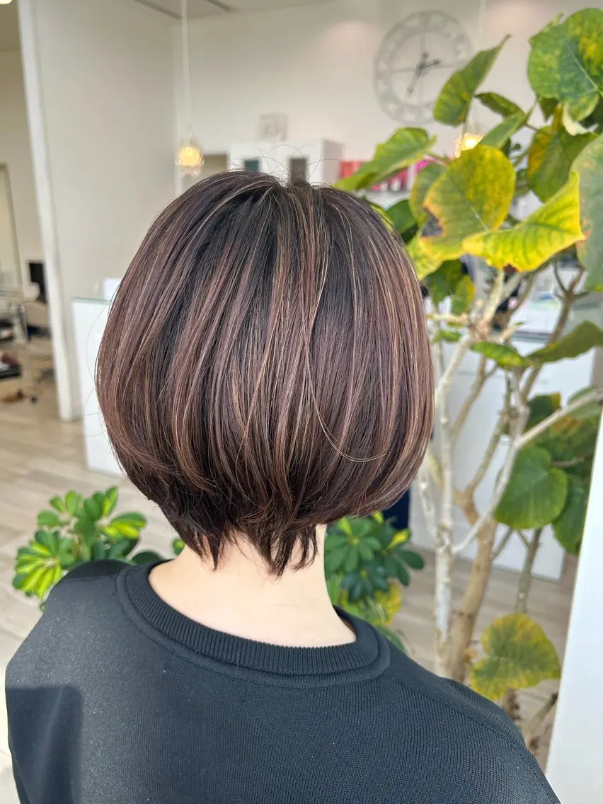 ショート ショートヘア Risae/ボブ /ショートカットのヘアスタイル