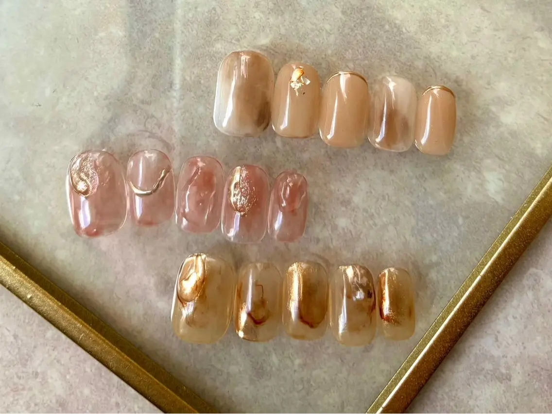 ネイル ニュアンスネイル Cachette aoiのネイルデザイン