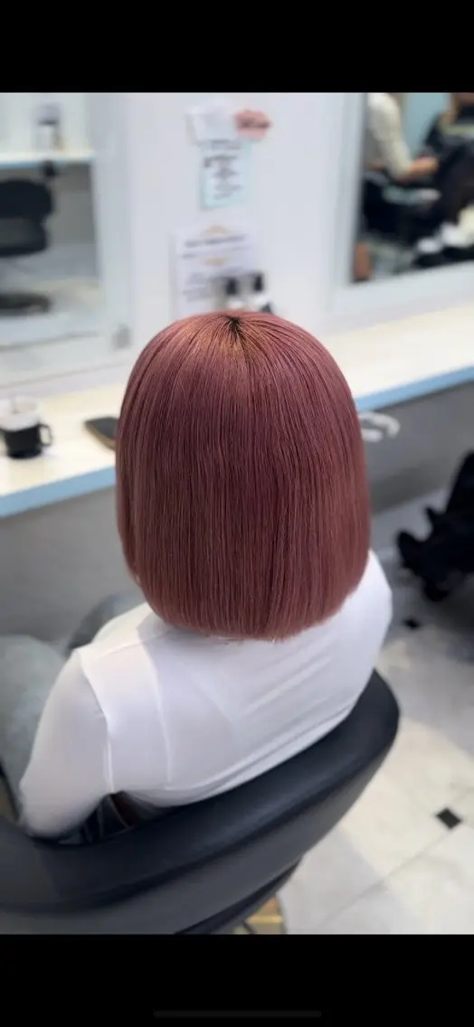 ミディアム カラー ヘアカラー ♥️暖色カラ ー♥️由夏のヘアスタイル