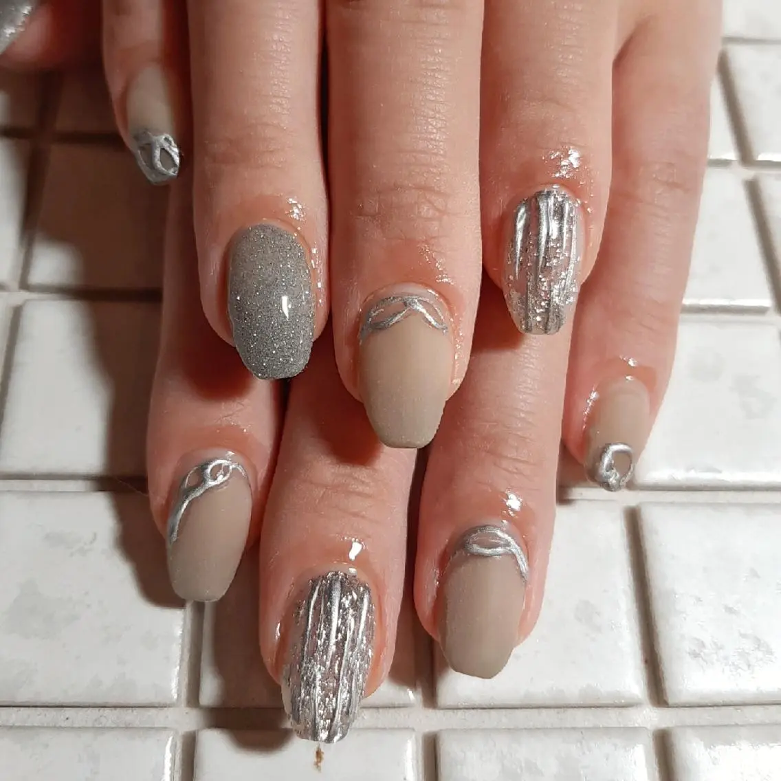 ネイル ニュアンスネイル シンプルネイル ハンドネイル private salon mieのネイルデザイン