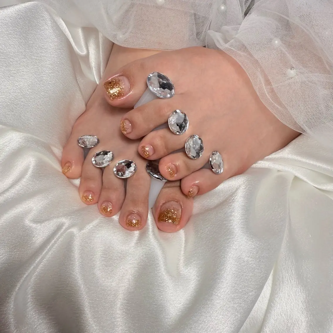 🌹フットラメグラ✨️オフなしの写真