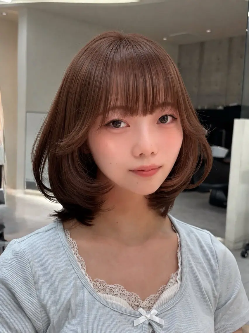 ミディアム toco.⋆𝜗𝜚 / レイヤーボブ໒꒱のヘアスタイル