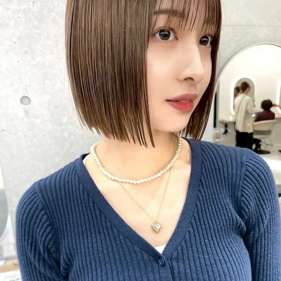 似合わせカット+フルカラーの写真