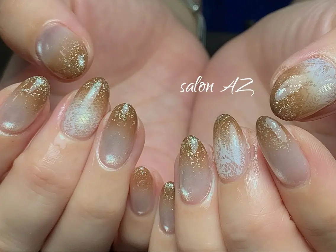 ネイル オフィスネイル ハンドネイル salon AZ NANAのネイルデザイン