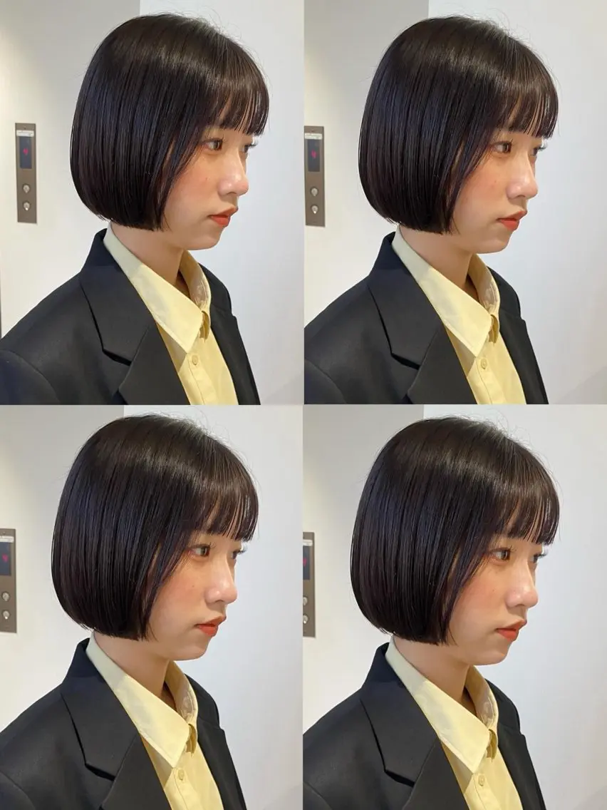 ショート カラー カット ヘッドスパ fier_umeda 梨花 rifaのヘアスタイル