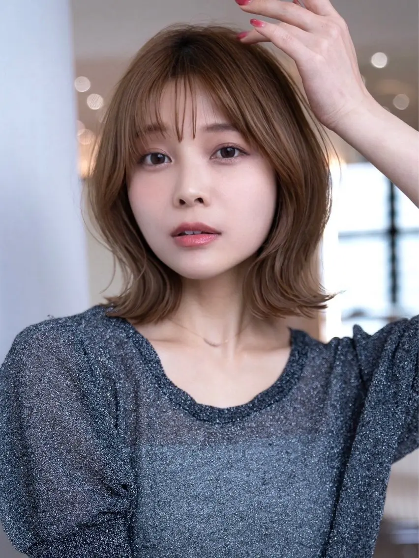 ショート カラー ショートボブ 丸みショート ボブ ショートヘア カット ヘアカラー トリートメント 田中航平/渋谷ボブ/ レイヤーボブのヘアスタイル