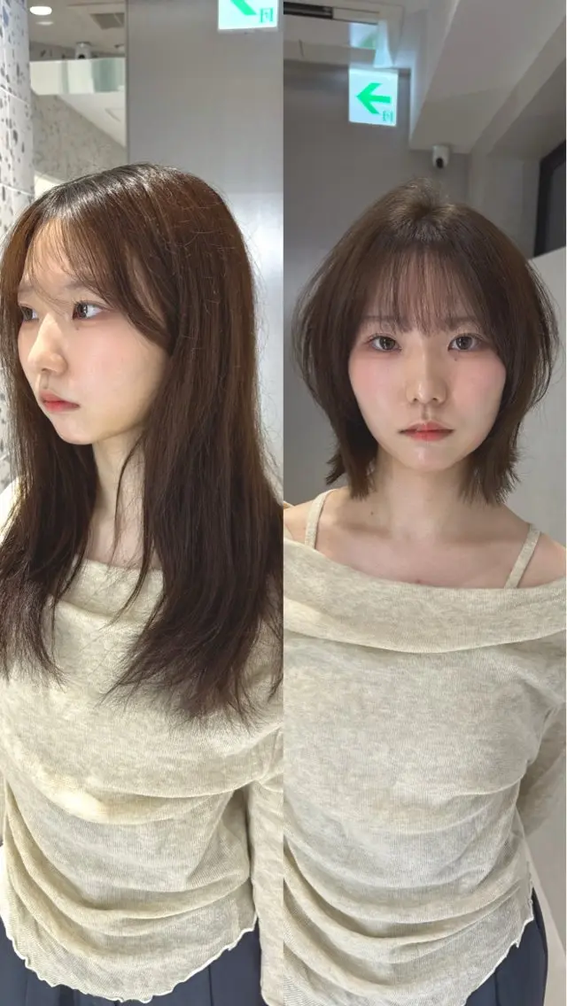 ショート カラー カット ヘアカラー トリートメント 矢野 晃平のヘアスタイル