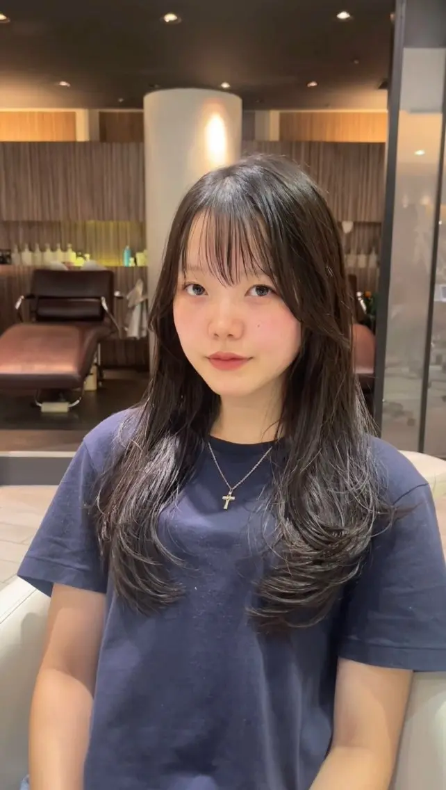 ロング 【AIR銀座】 園田萌華のヘアスタイル