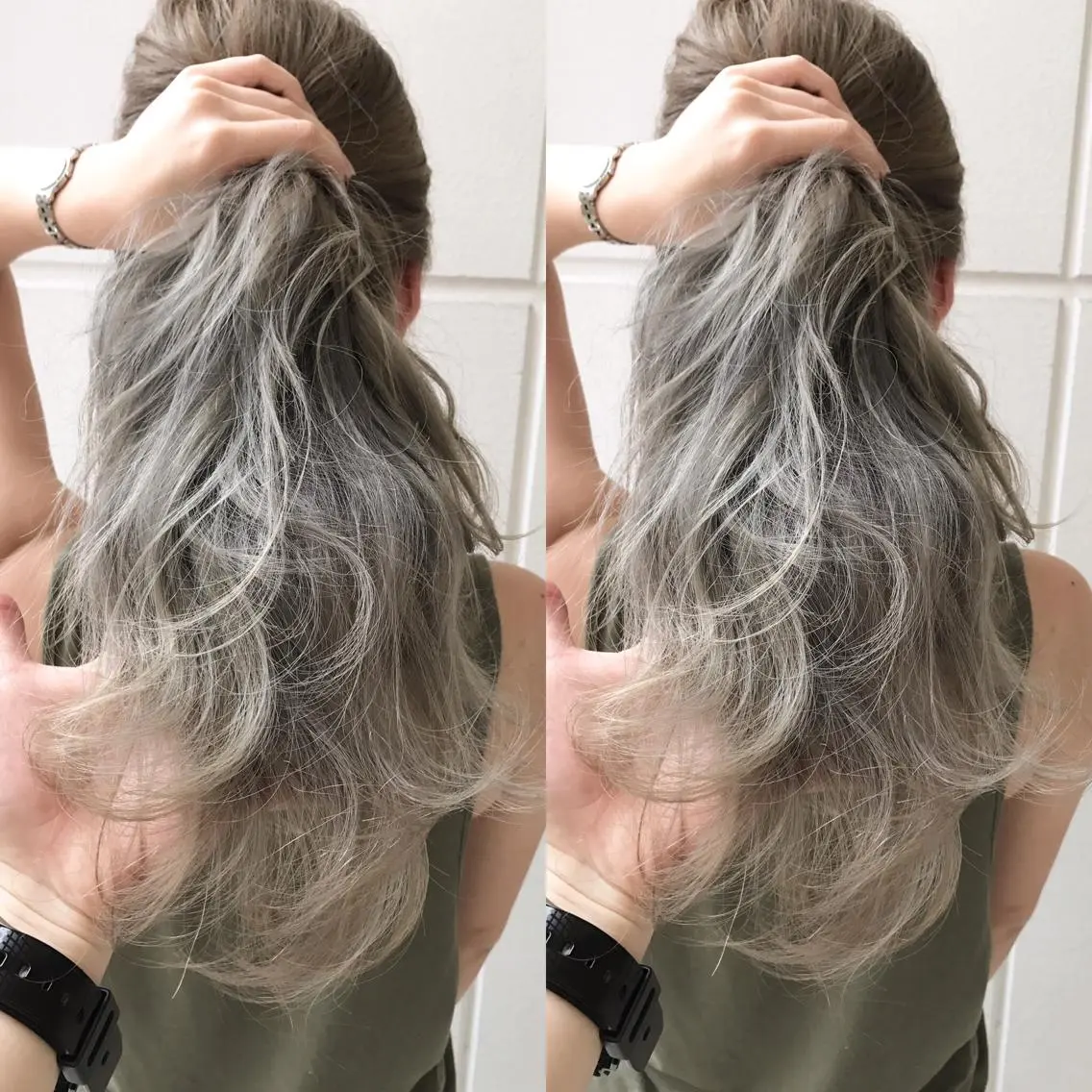 ロング カラー ヘアアレンジ ヘアカラー トリートメント 縮毛矯正 髪質改善寺坂雄飛💐のヘアスタイル