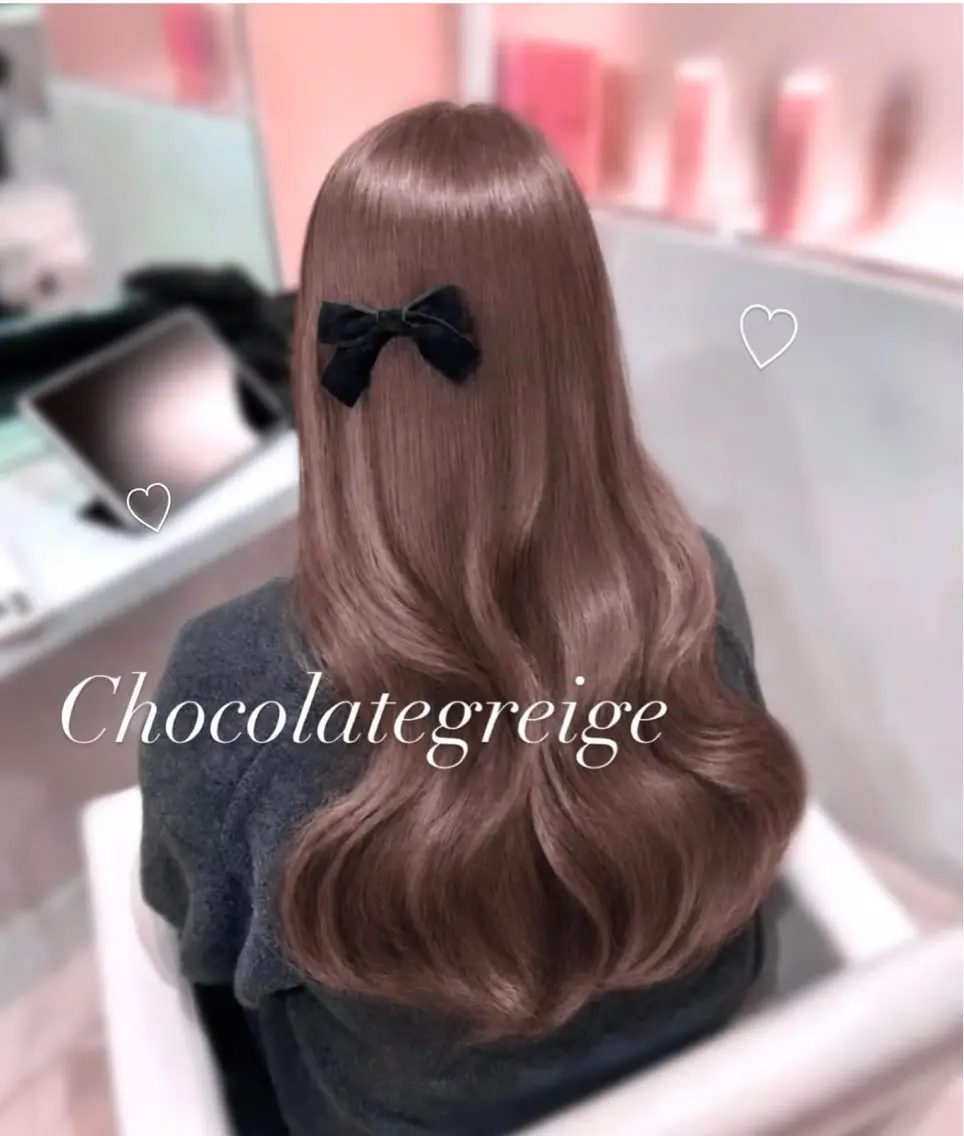 ロング ヘアカラー トリートメント カットモデル🍒 ガーリー/yuunaのヘアスタイル