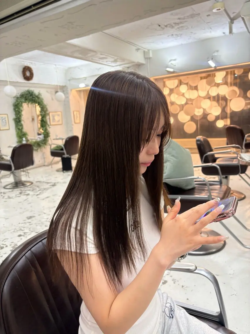 ロング カラー ヘアカラー 艶髪🫧透明感カラー ｺﾑｶｲ  ﾕﾘｺのヘアスタイル