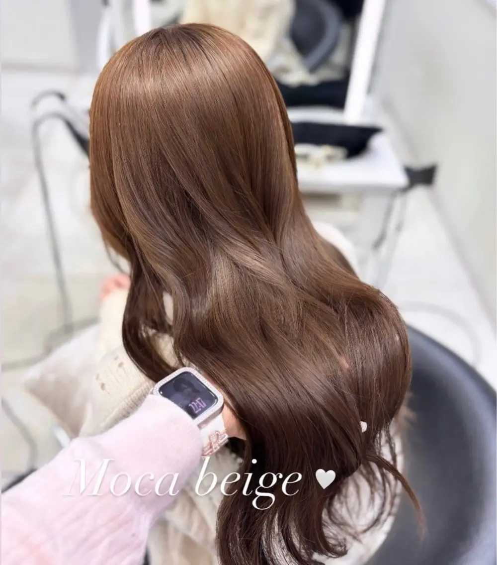 ロング カラー ベージュカラー ブリーチ ブリーチなしカラー ヘアカラー レイヤー/Wカラー/ ♡𝐒𝐚𝐤𝐢♡のヘアスタイル