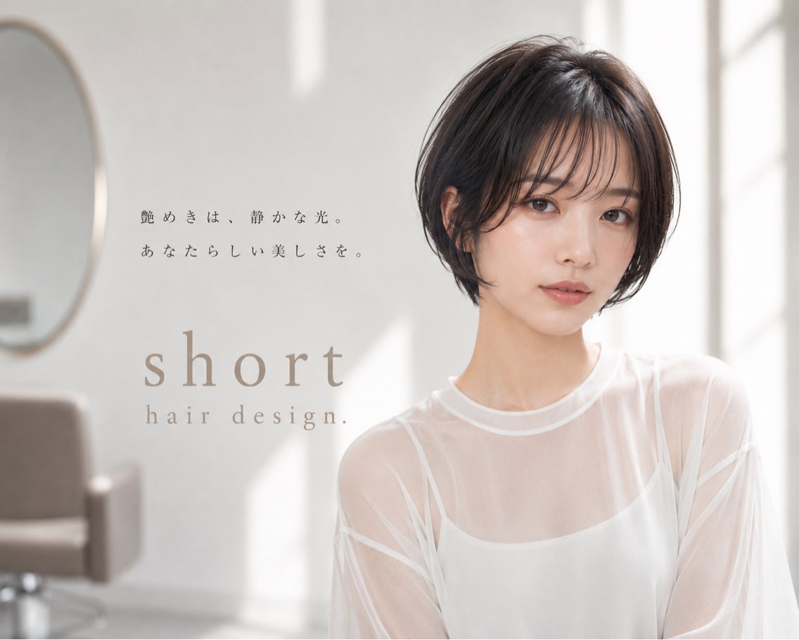 ショート ショートヘア short hair design.八木店のヘアスタイル