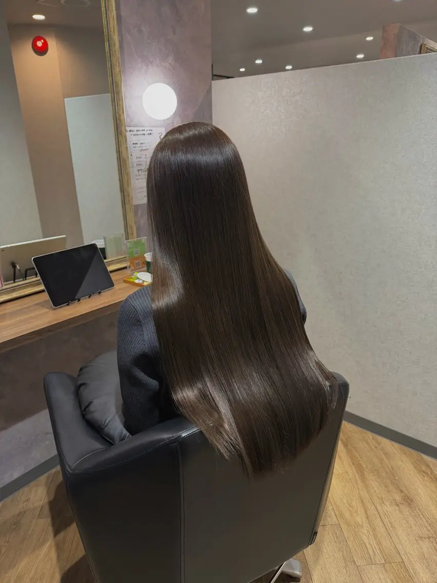 ロング ヘアカラー labimani あいるのヘアスタイル