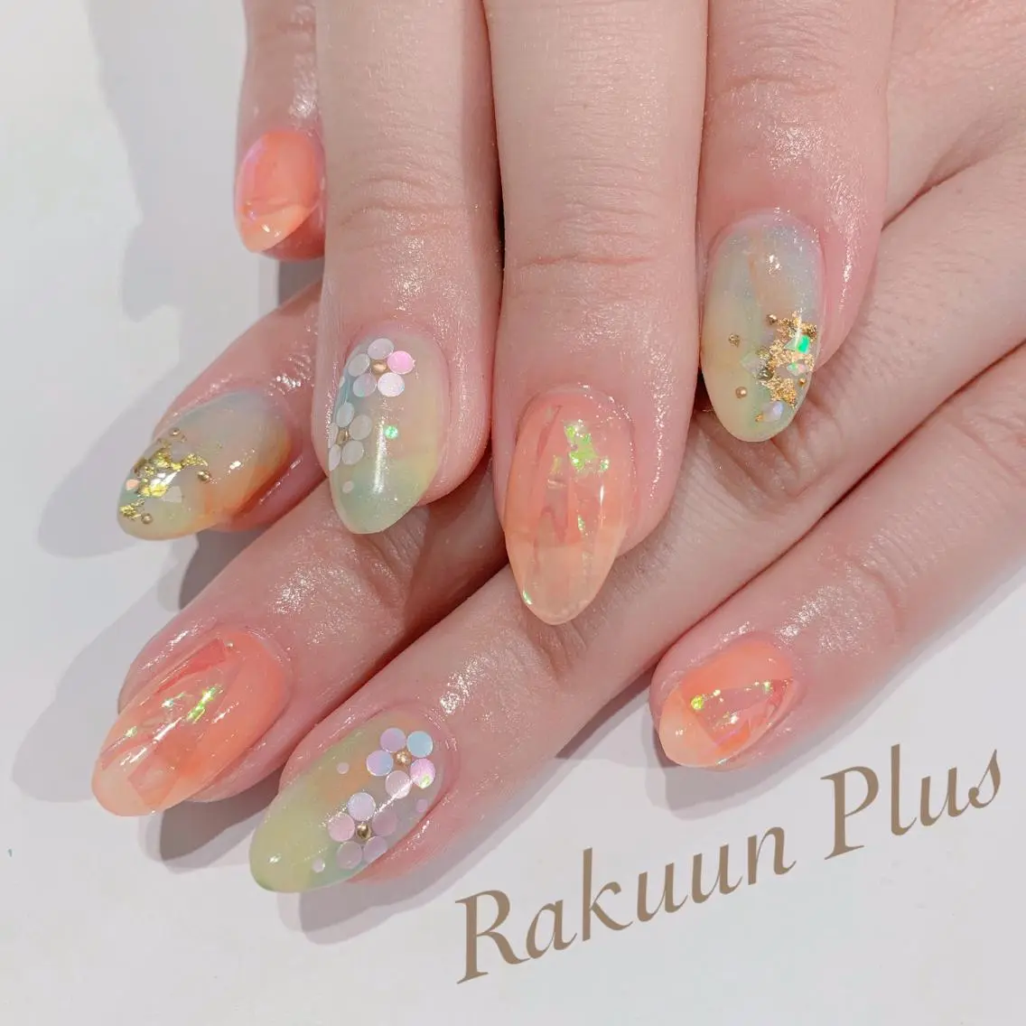ネイル 持ち込み ☀️9:00受付可能 Rakuunのんのネイルデザイン