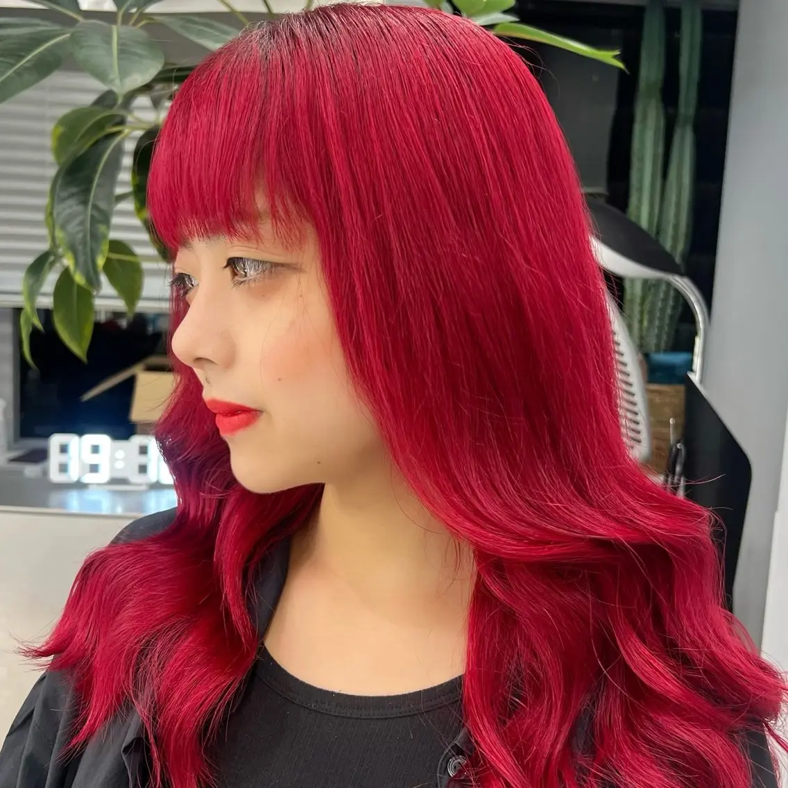 セミロング カラー ヘアカラー エクステ 最高級髪質改善🥇 小玉美菜のヘアスタイル