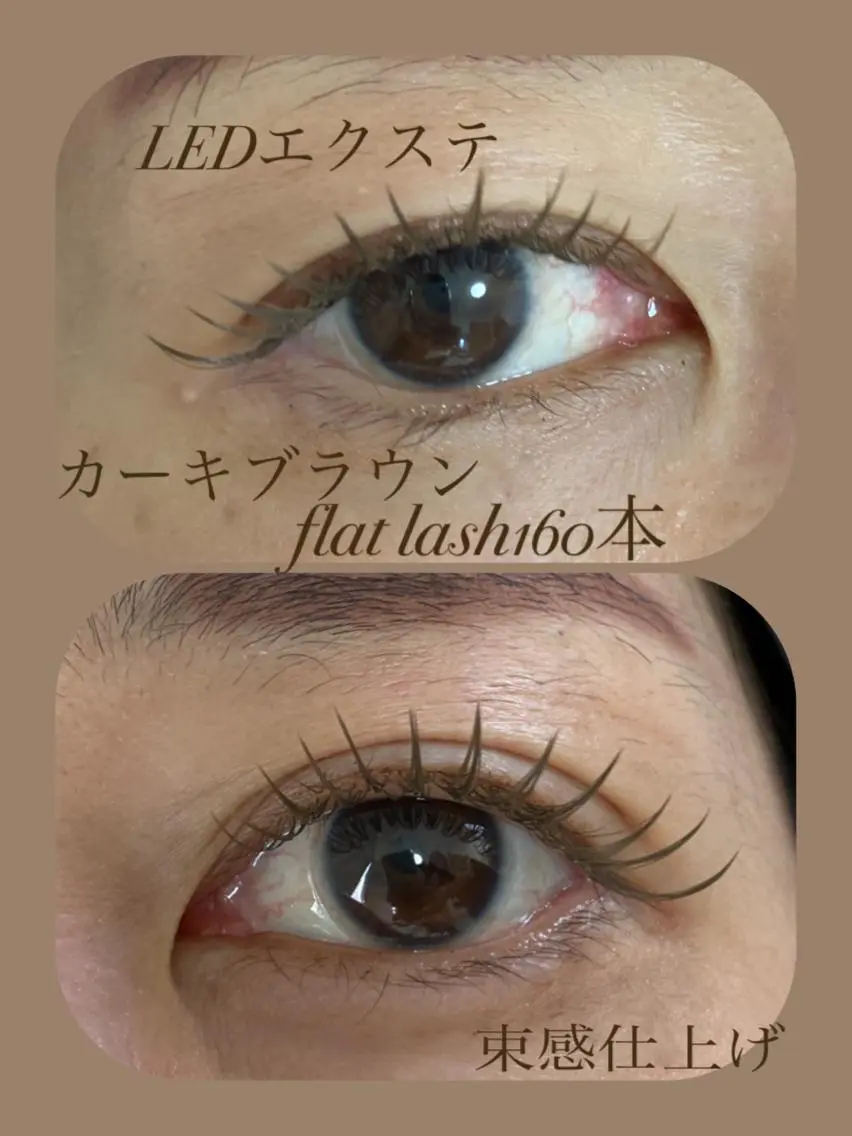 フラットラッシュ❤️ボリュームデザイン(本数無制限♪)の写真