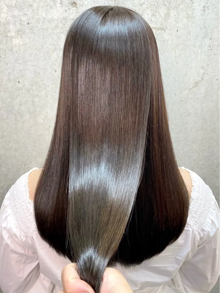 💕驚きの透明感透明感カラー💕+トリートメントの写真