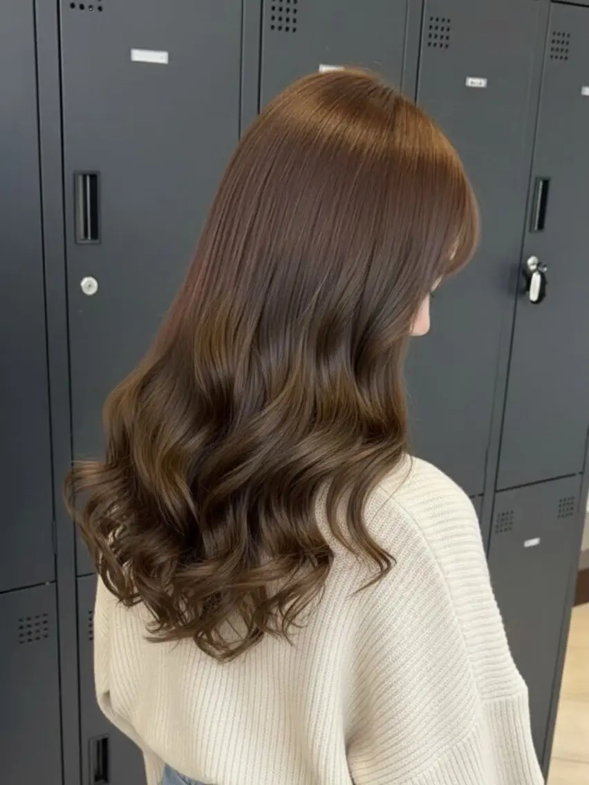 ロング カラー 🫧モデル募集 純菜🫧のヘアスタイル