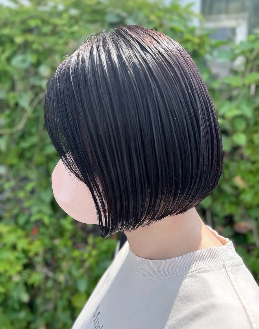 ショート カラー ボブ .5 by SOLEIL藤沢店のヘアスタイル