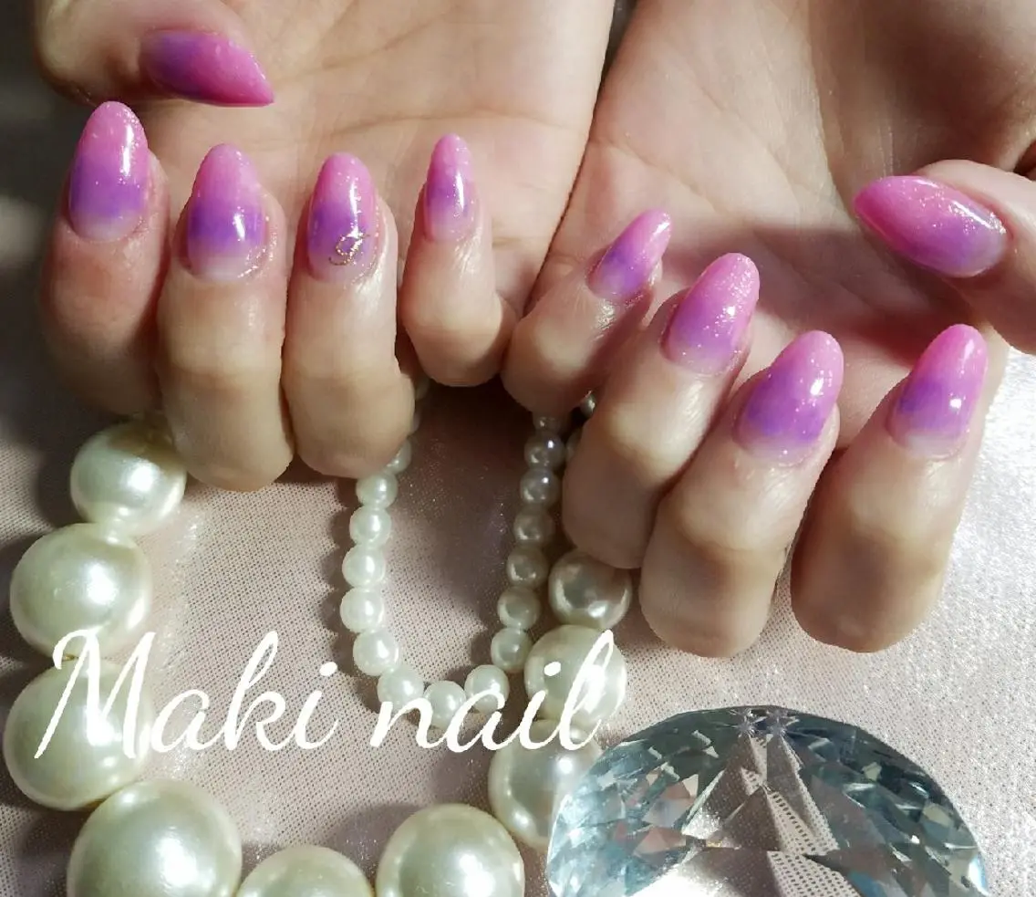 ネイル ショート スカルプネイル ･:*+.✳︎˚✧₊ MAKI NAILのネイルデザイン