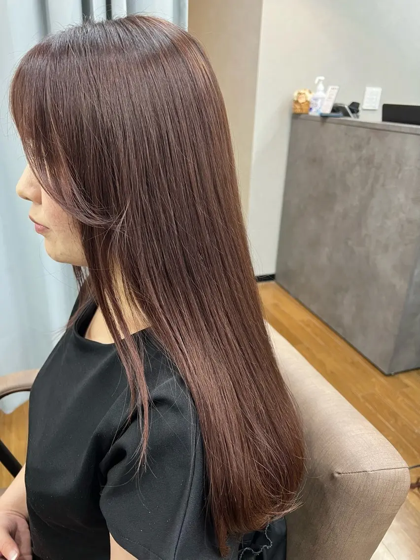 【OPEN記念🎊㊗】カット➕カラー️➕3STEPトリートメント/白髪染め可🫧🤍の写真