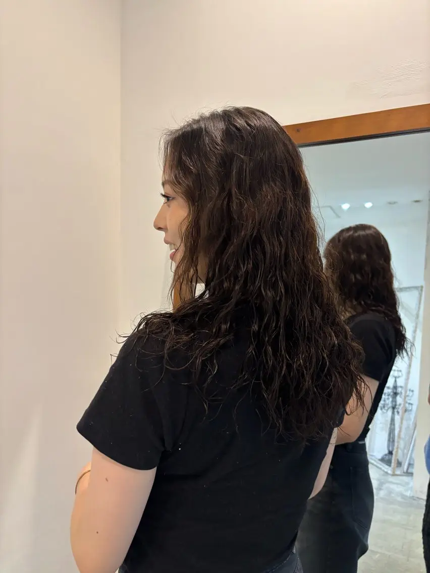 パーマ パーマ ひいろ パーマ/カットモデルのヘアスタイル