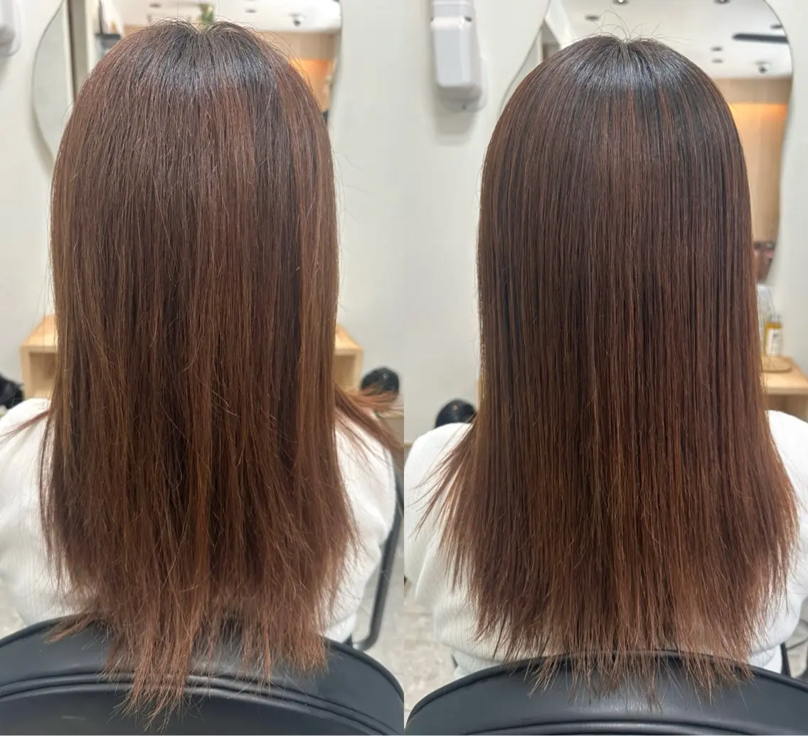 セミロング パーマ TELAHAIR岡野 春奈のヘアスタイル