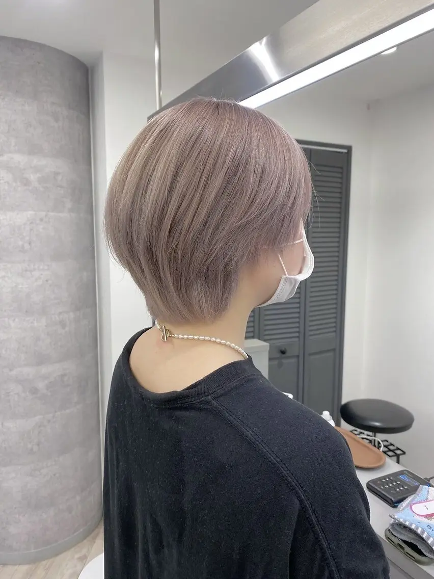 ショート くびれヘア ショートヘア ケアブリーチ🌟 ♢WATARU♢のヘアスタイル