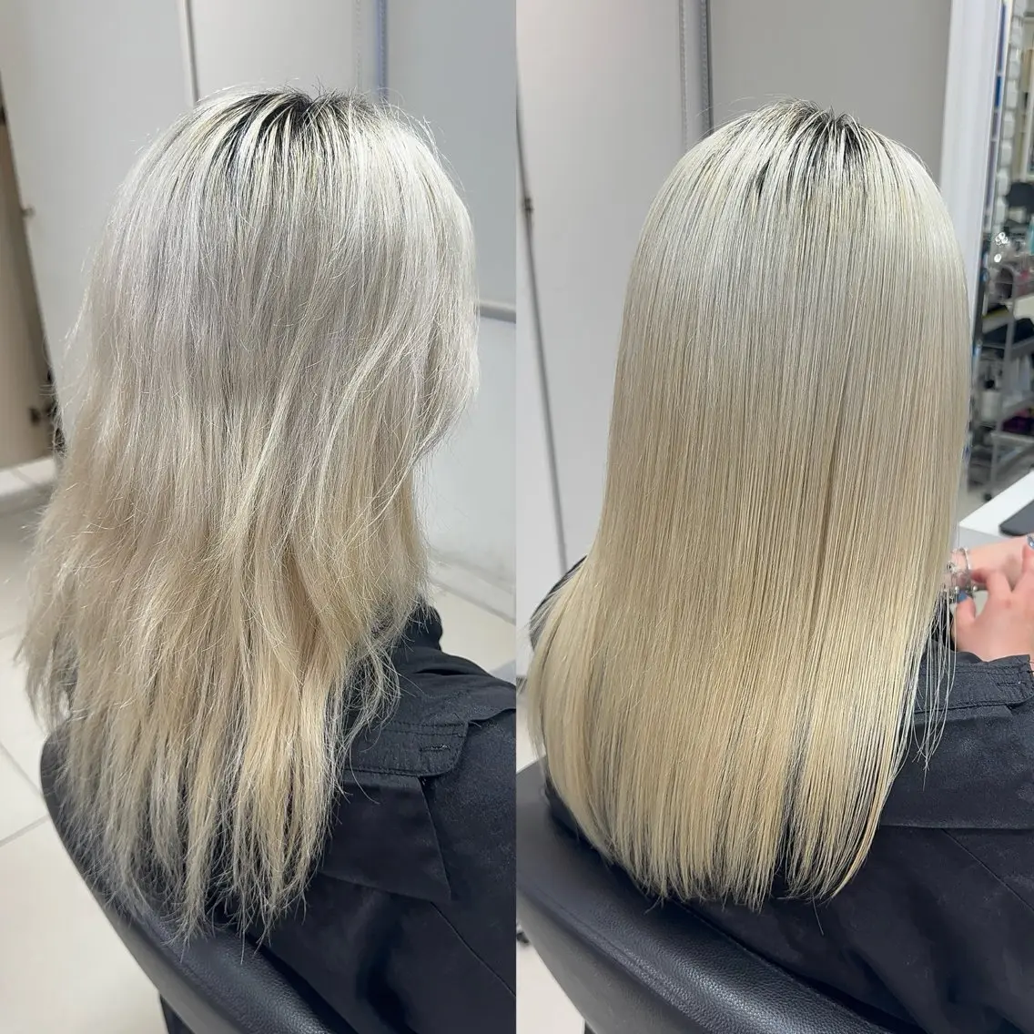 ロング パーマ カット 縮毛矯正 トリートメント 縮毛矯正指名No.1 レイヤー/SHIMAのヘアスタイル