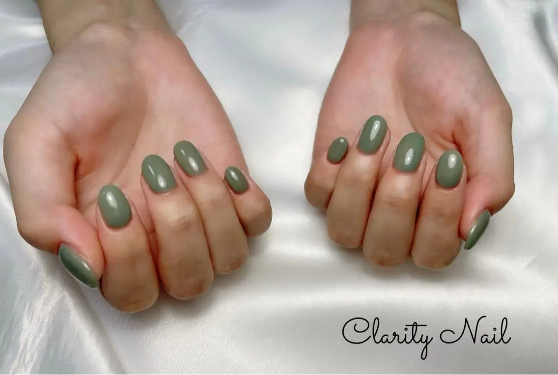 ネイル ワンカラーネイル ハンドネイル Clarity Nailのネイルデザイン