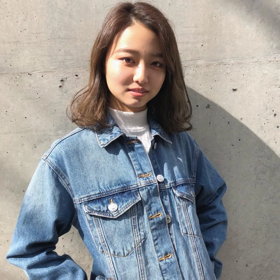 ミディアム 冨木 雄斗のヘアスタイル