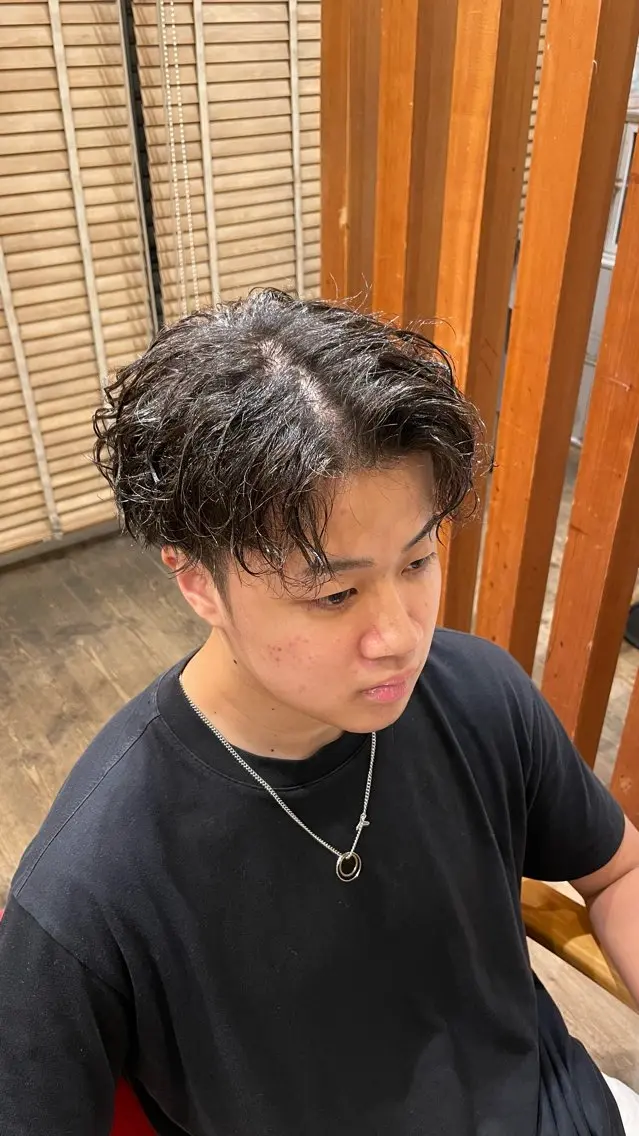 ショート メンズ 椿 大輔のヘアスタイル