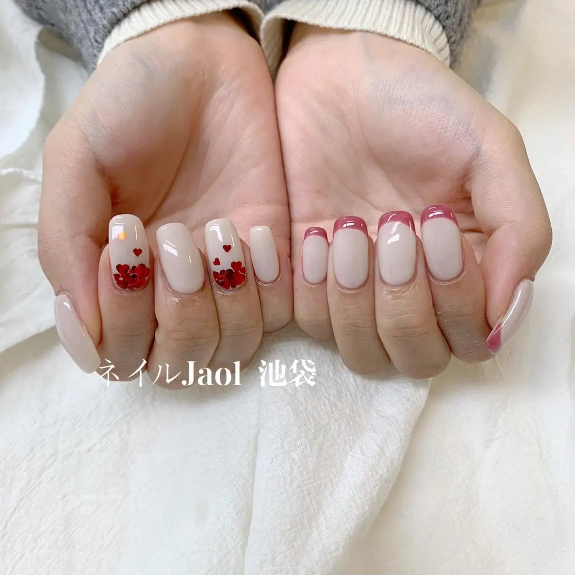ミディアム ハンドネイル ネイルJaol 池袋のネイルデザイン