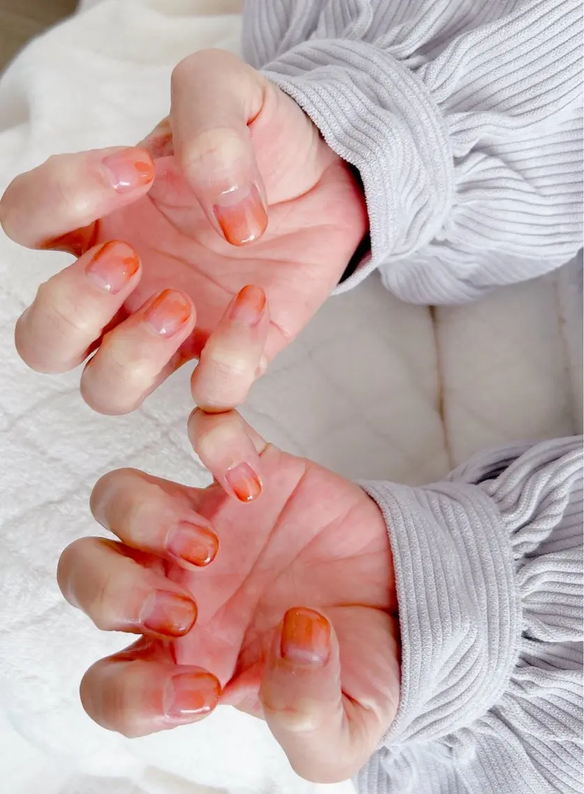 ネイル グラデーション マグネットネイル MYu Beauty Salon YURIのネイルデザイン