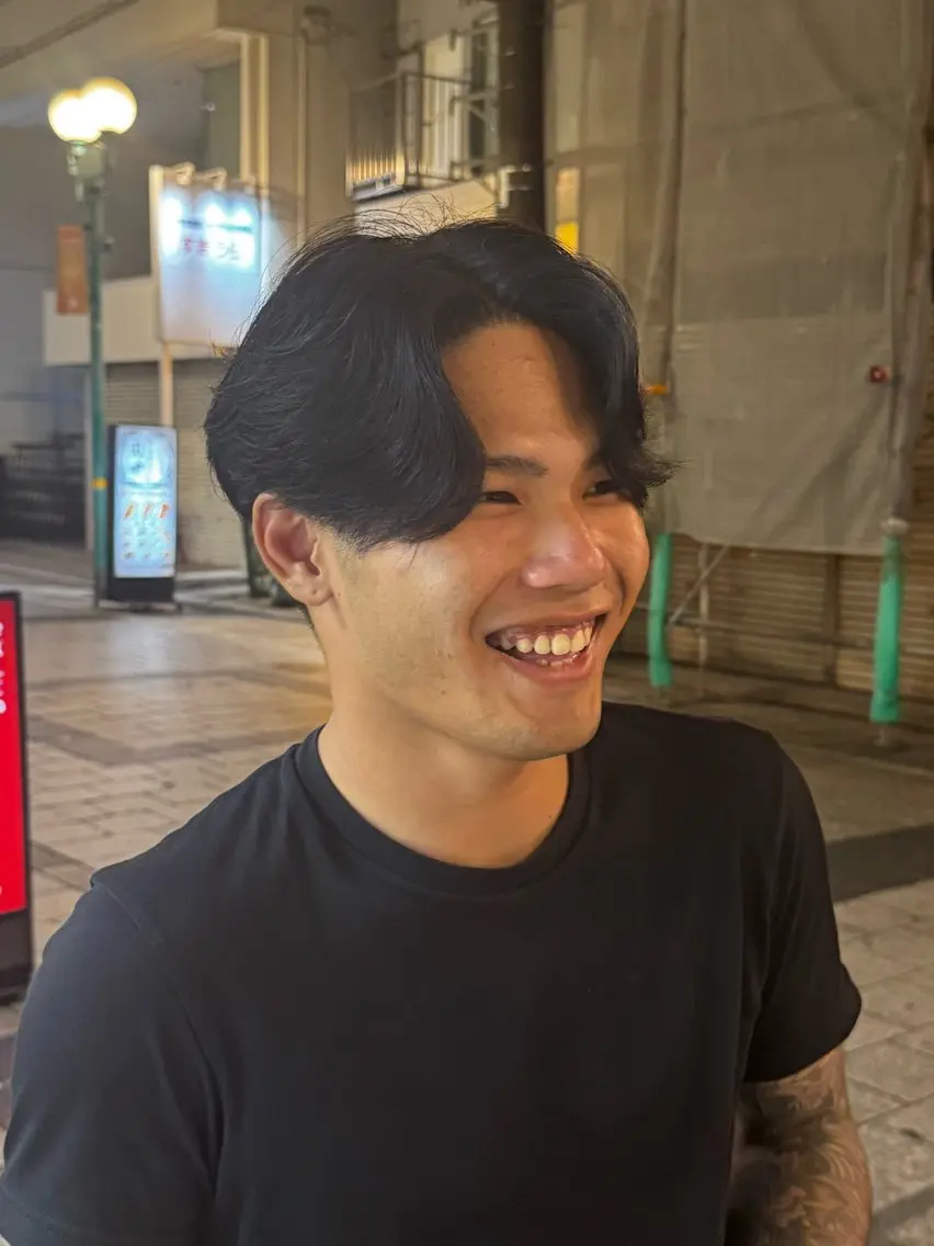 パーマ メンズ メンズパーマ ニュアンスパーマ 流河 カラー/パーマ 浜松1メンズサロンのヘアスタイル