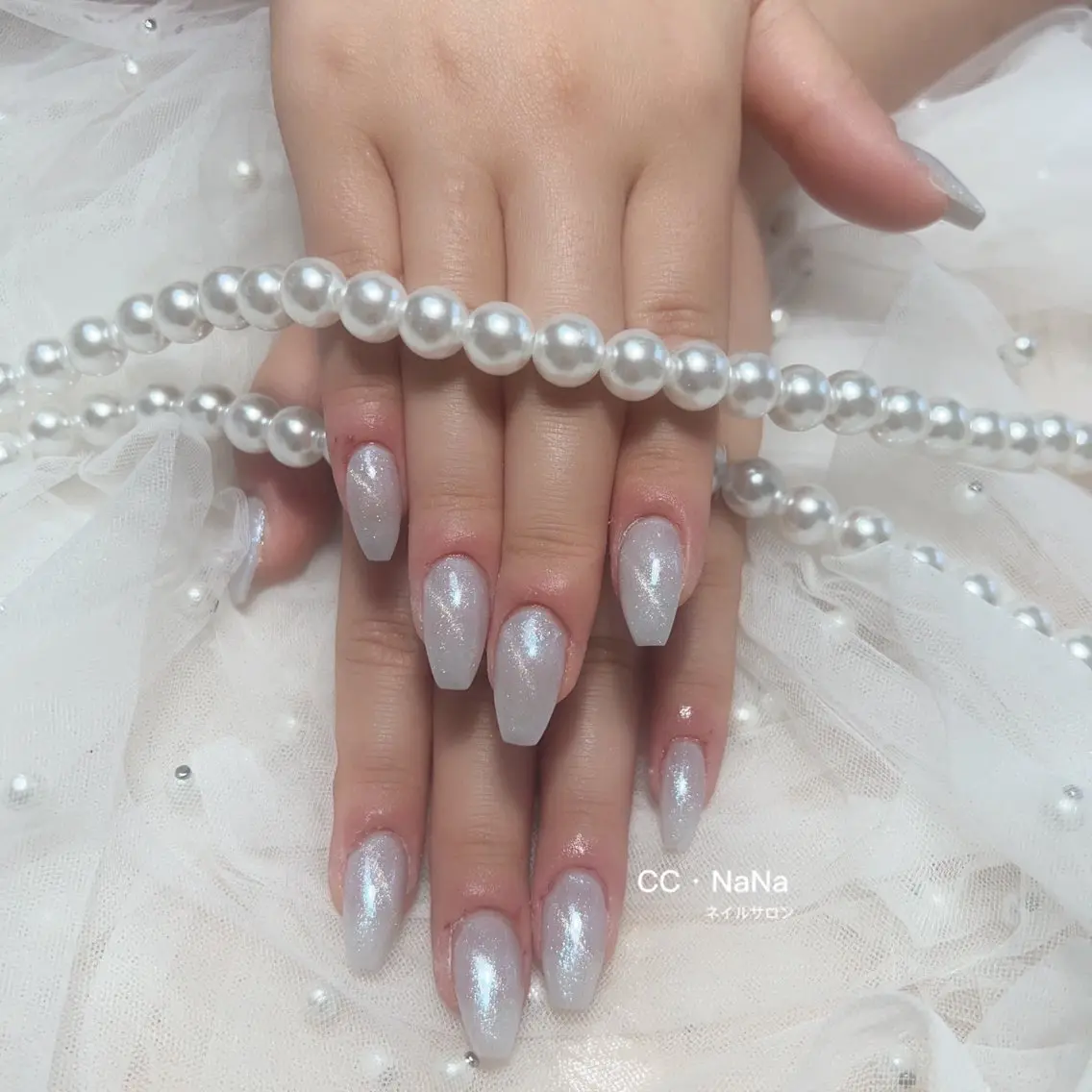ネイル スカルプネイル ハンドネイル 💎CC・NaNa 韓国風ネイル🌙Cのネイルデザイン