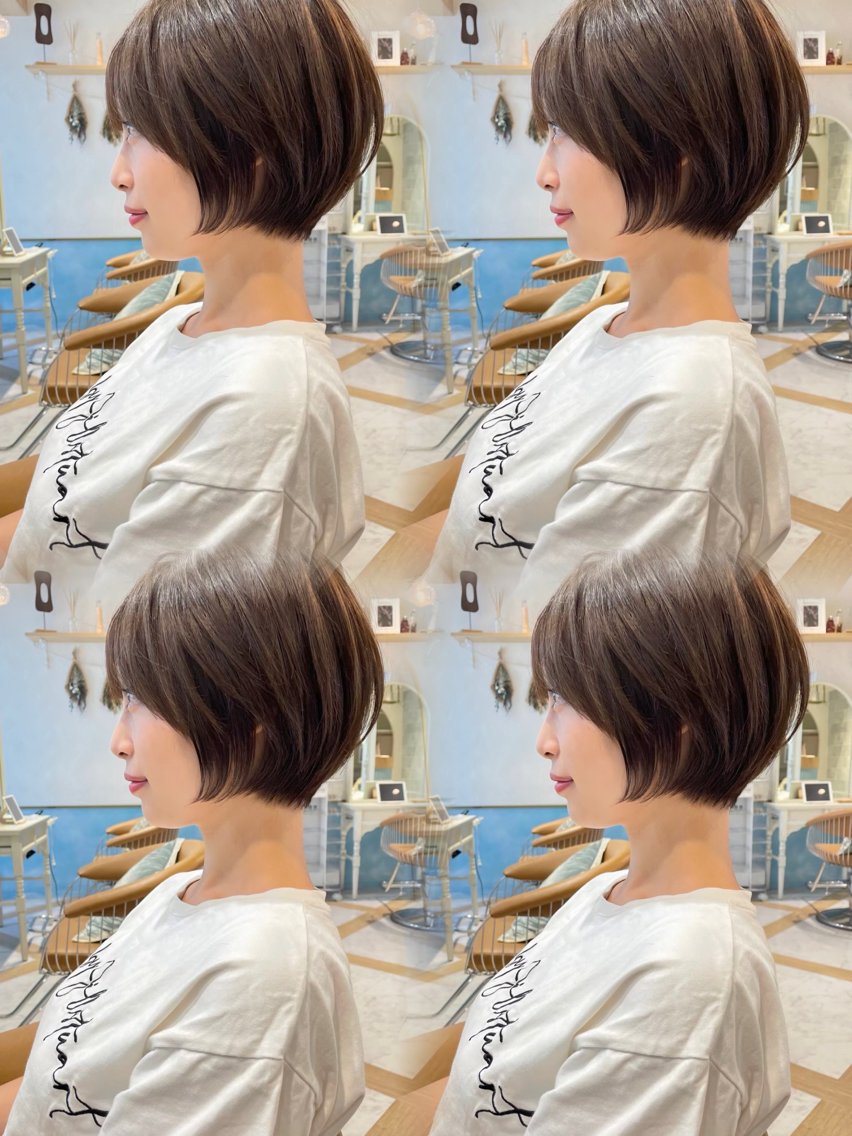 ショート ゆうま🌈艶髪カラー 🫧髪質改善のヘアスタイル